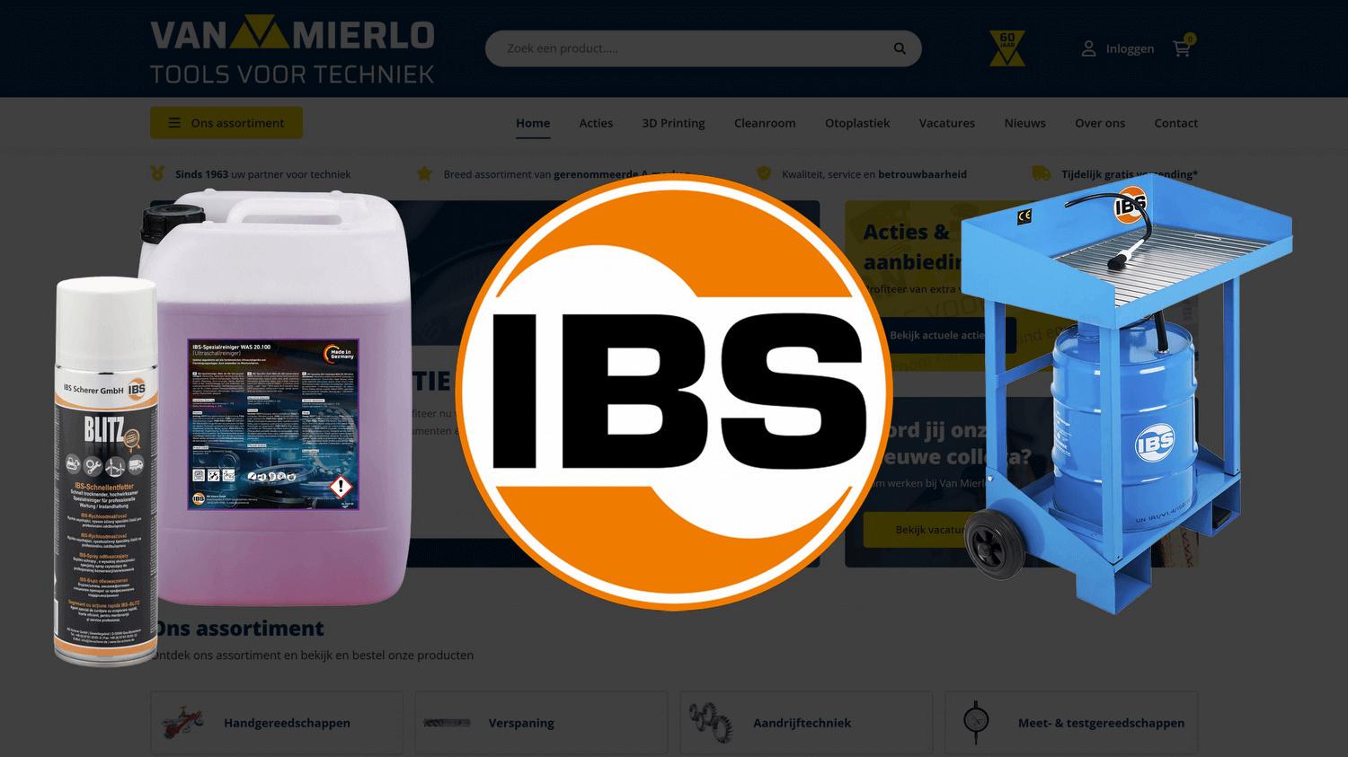 Samenwerking met IBS Scherer voor industriële onderdelenreiniging