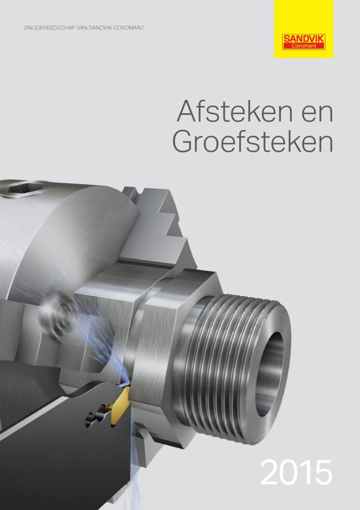 Sandvik afsteken en groefsteken 2015 voorpagina