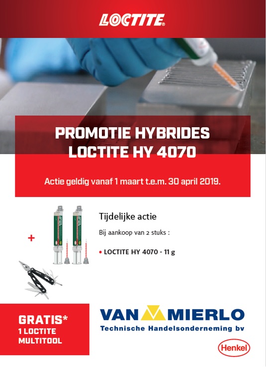 Loctite HY4070 multitool actie