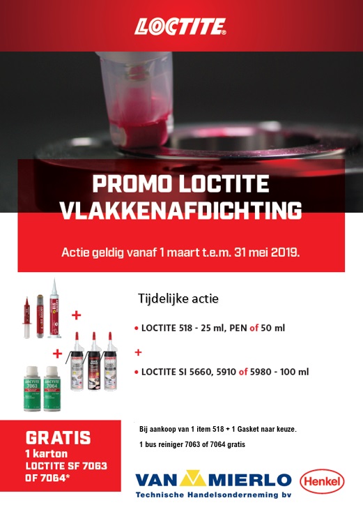 Loctite combi actie vlakafdichting